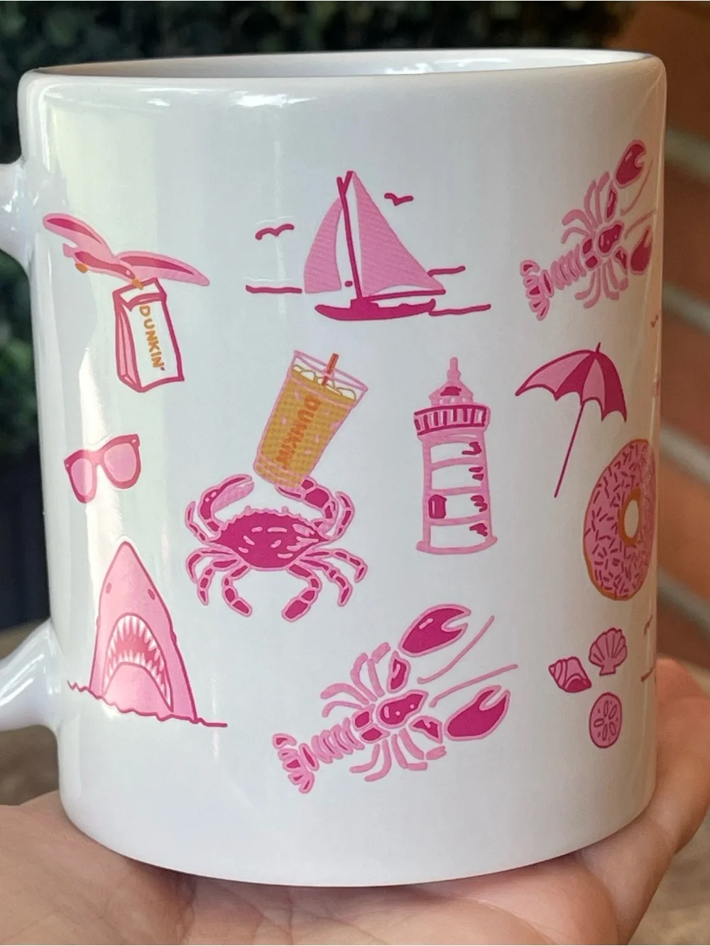 New DUNKIN Summer Ceramic Mug (11 oz.) 2026 Release Cup - Beach Ocean Theme